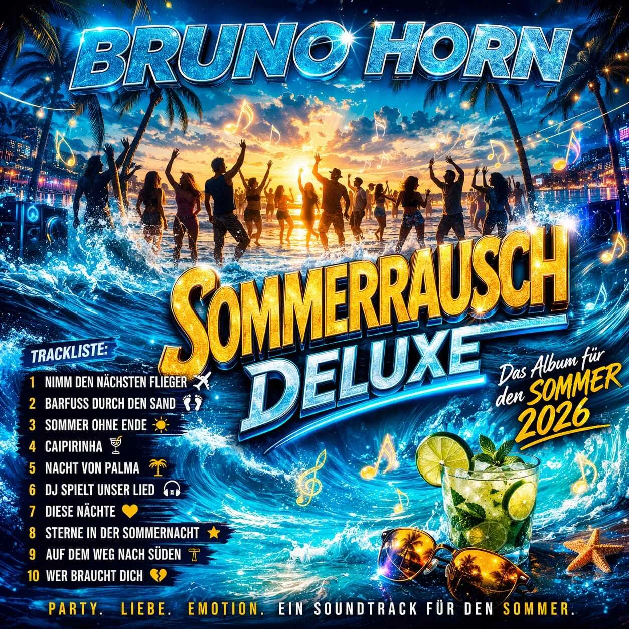 Bruno Horn veröffentlicht „Sommerrausch Deluxe“ – Der Soundtrack für den Sommer 2026
